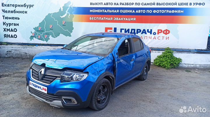 Стекло двери задней правой (форточка) Renault Loga
