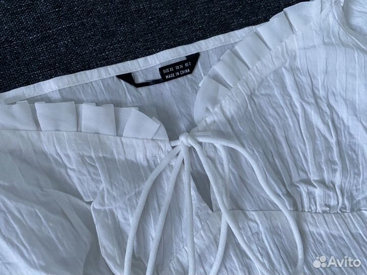 Платье белое shein оригинал 40 xs