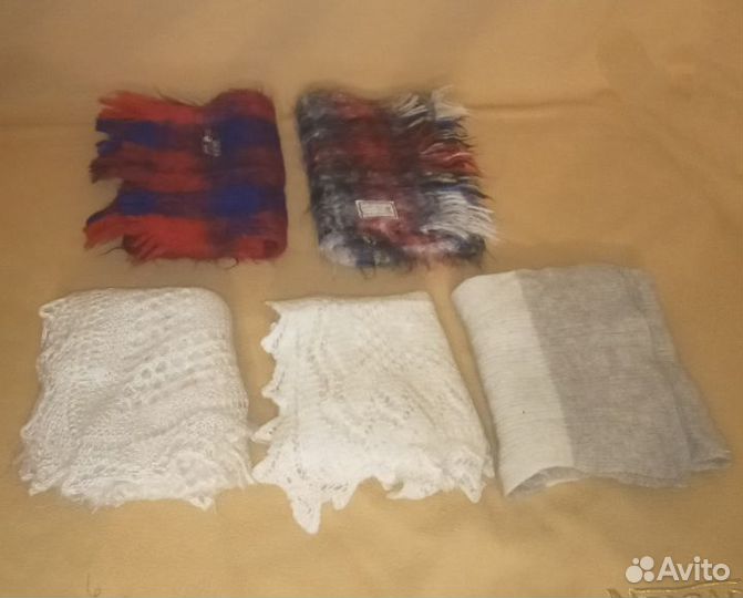 Шарфы из СССР, натур.шерсть, новый и б/у