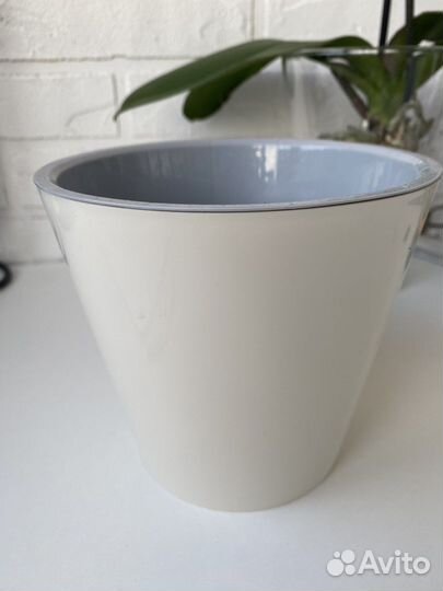 Двойной Цветочный горшок для орхидей с автополивом