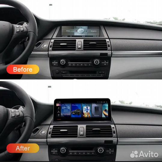 Магнитола android для BMW E70, E71 2007-2014