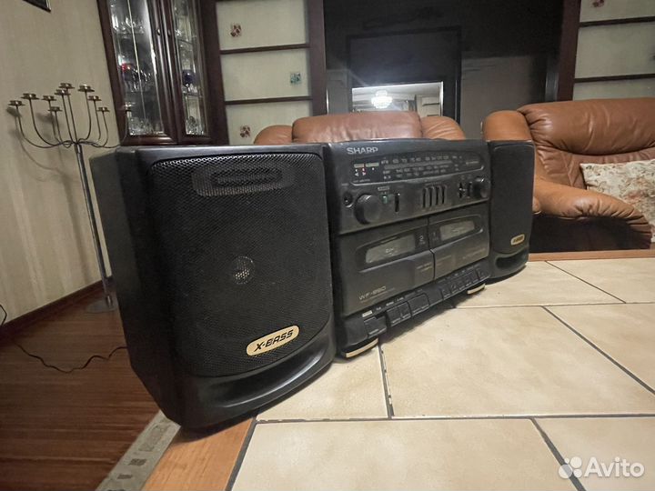 Магнитофон sharp кассетный