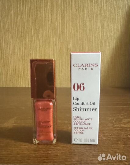 Clarins lip comfort oil shimmer 06