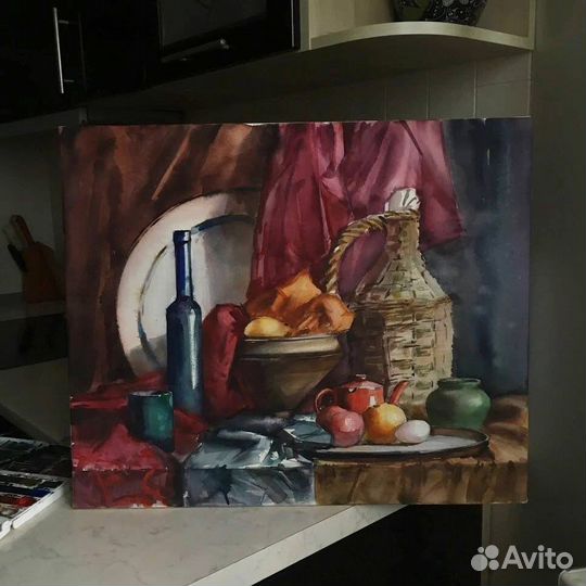 Картины, учебные работы, академический рисунок