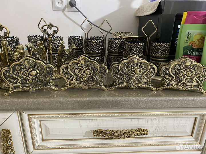 Салфетница бронза