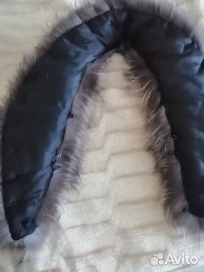 Воротник натуральная чернобурка