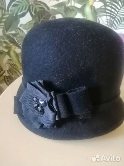 Шляпа женская черная