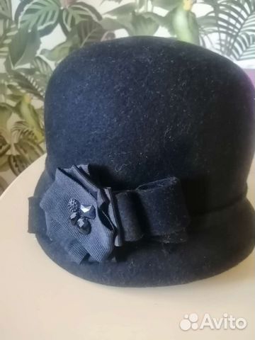 Шляпа женская черная