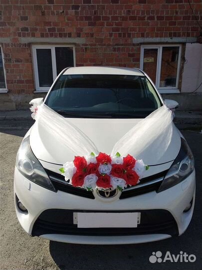 Украшения на свадебные авто прокат