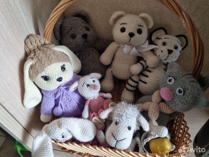 Мягкие игрушки вязаные
