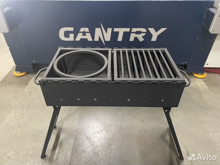 Мангал складной 3 мм с подказанником