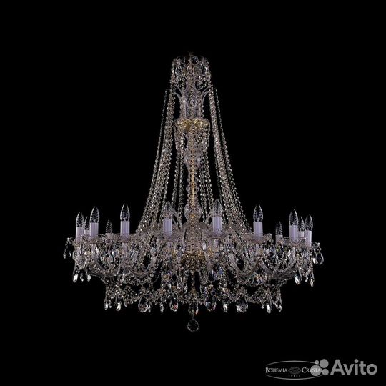 Люстра хрустальная 1411/16/400/XL-115 G Bohemia Iv
