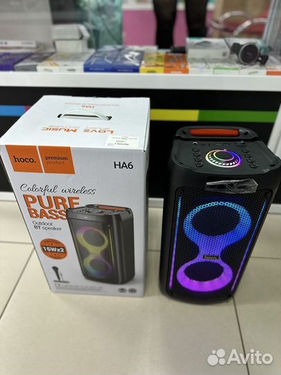 Bluetooth колонка напольная Hoco HA6