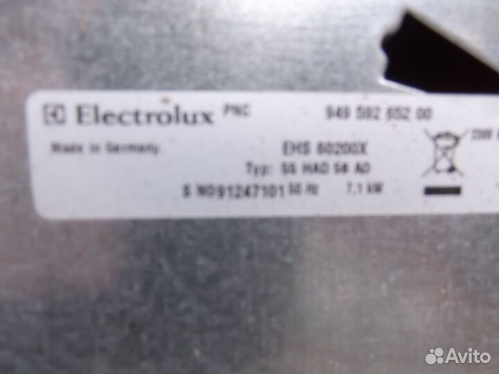 Варочная панель electrolux