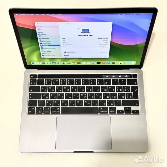 Apple MacBook Pro 13 m1 Space Gray touch bar чек