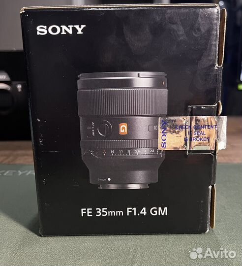 Объектив Sony FE 35mm F1.4 GM