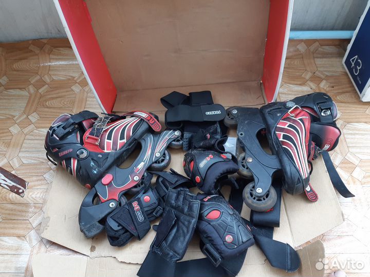 Детские ролики и защита