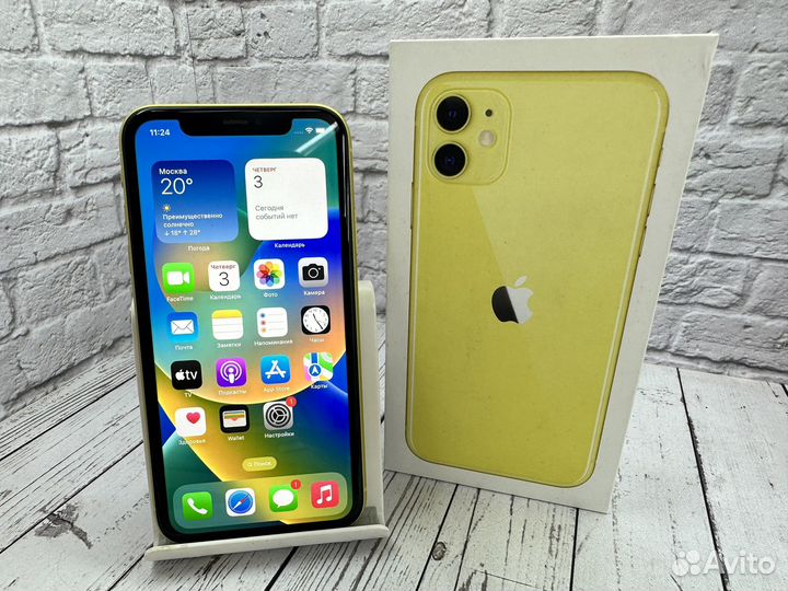 Apple iPhone 11 64gb Yellow Ростест