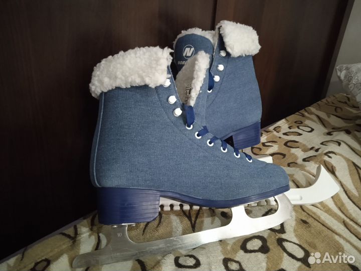 Коньки фигурные 40 размер утепленные