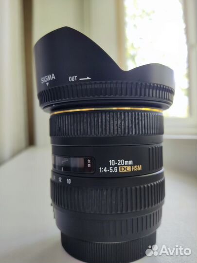 Sigma AF 10-20mm f/4-5.6 EX DC HSM Сanon EF-S