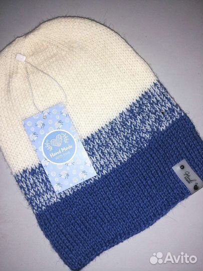 Детская шапка вязаная бини