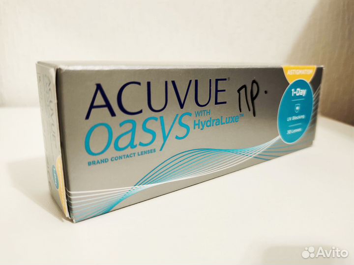 Линзы acuvue oasys 0.75