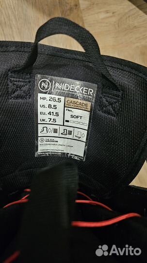 Ботинки для сноуборда Nidecker Cascade Black