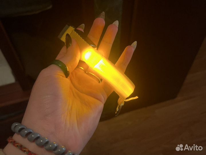 Светящийся ошейник новый xs