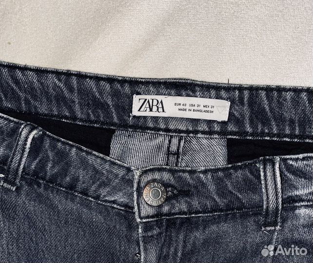 Брюки Zara denim eur 40 Унисекс