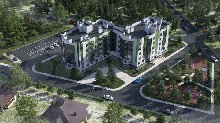 1-к. квартира, 39 м², 4/5 эт.