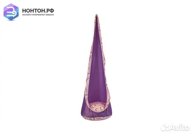Детское подвесное кресло Polini kids Кокон фиолето