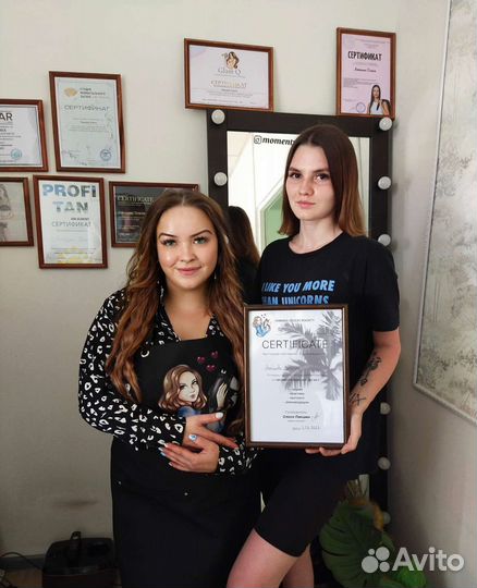 Обучение моментальный загар