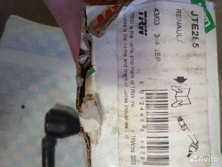 Рулевые наконечники TRW Renault laguna