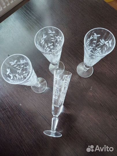Хрустальные фужеры бокалы СССР