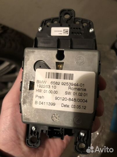 Джостик мультимедиа bmw f01