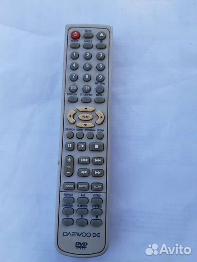 Пульт ду дэу на DVD