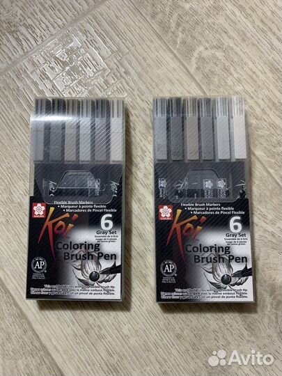 Koi 6 Brush Pen Акварельные Ручки
