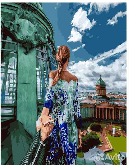 Картина по номерам из серии 