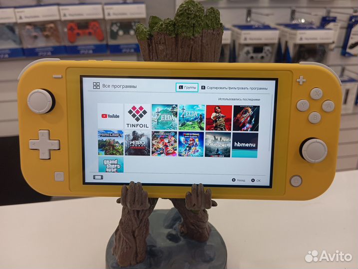 Прошитая новая Nintendo Switch Lite 160Gb+игры