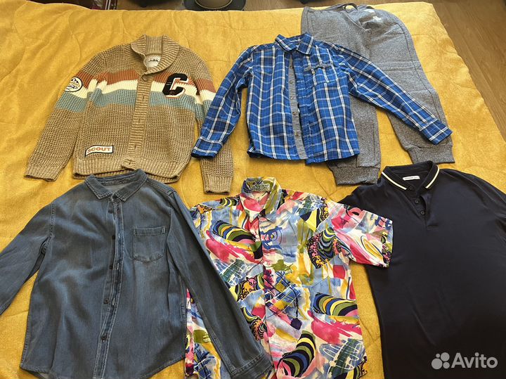 Пакет детской одежды на рост 146, 7 вещей