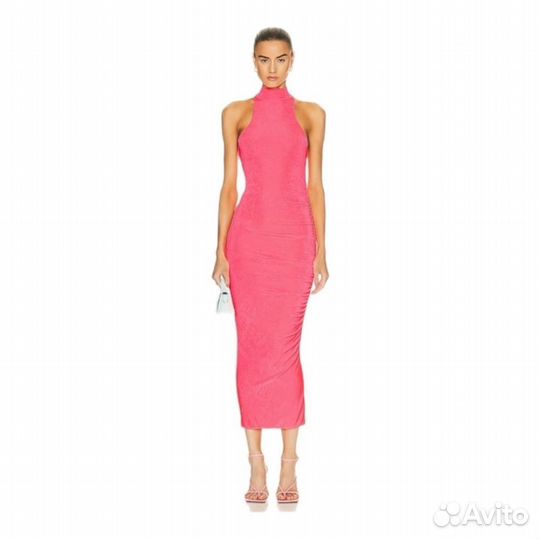 Платье SER.O.YA фуксия неоновый розовый