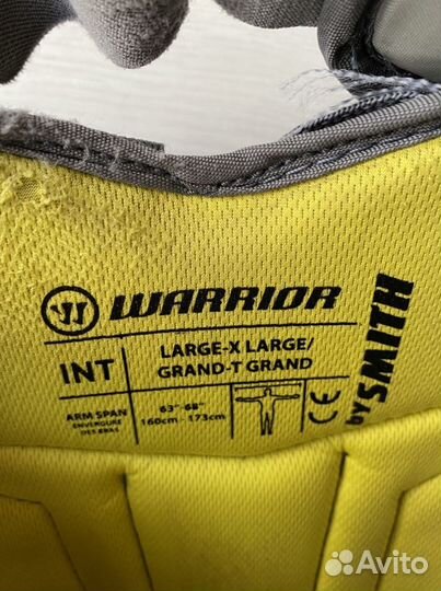 Вратарский нагрудник warrior rg5 int