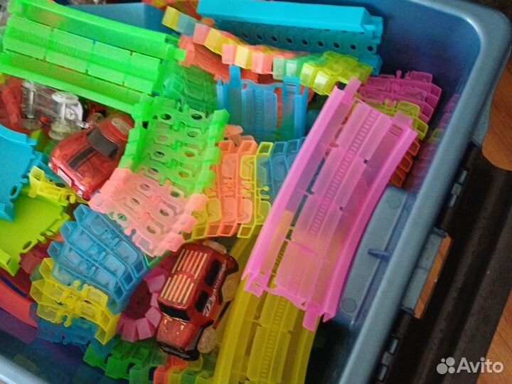 Гибкий трек с машинками