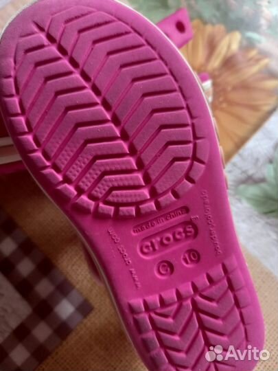 Сланцы crocs детские