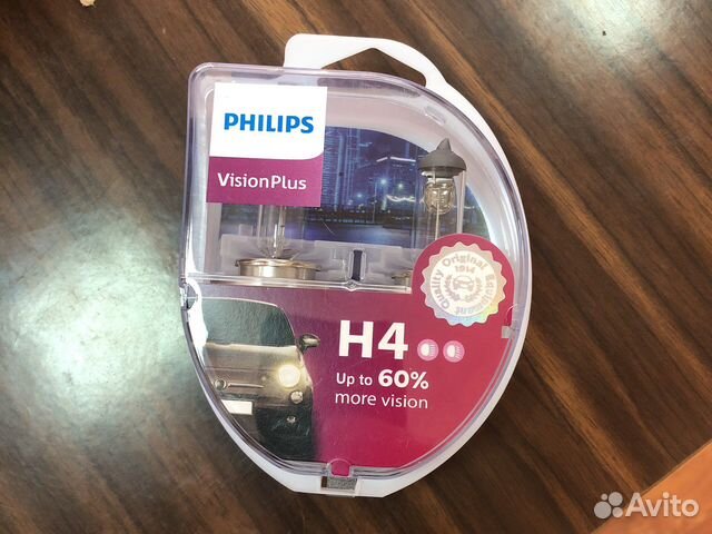 Галогеновые лампы h4 Philips 60