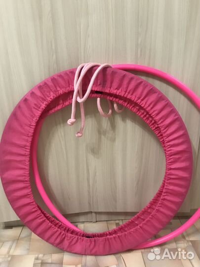Обруч 65 см и скакалка для худ гимнастики