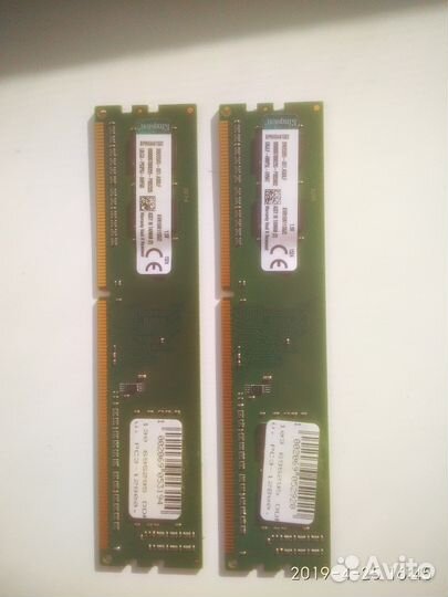 Оперативная память Kingston DDR3 2x2Gb 1600 мгц