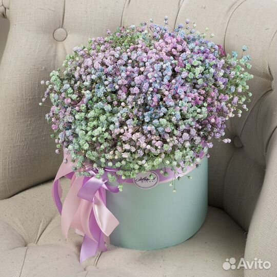 Букет с гипсофилой доставка