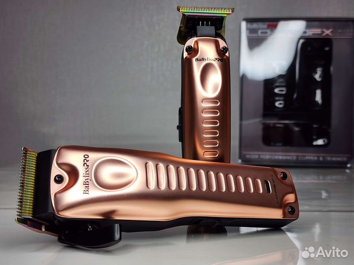 Машинка + триммер Babyliss Lo-Pro FX Rose Gold