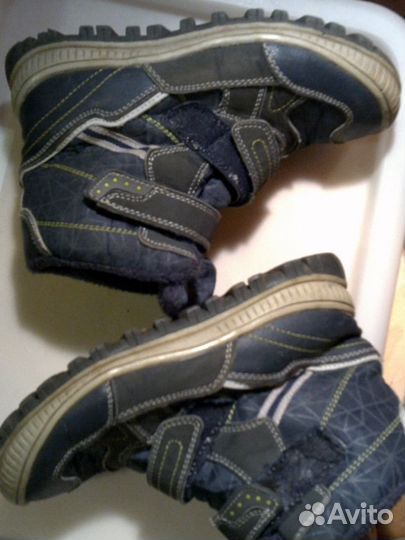 Ботинки утепленные на мальчика 32 размер